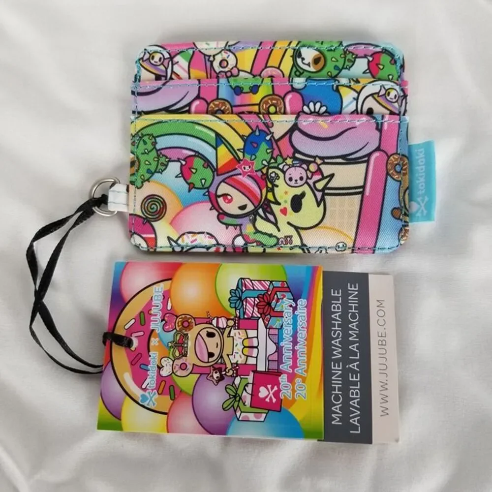 * JuJuBe Tokidoki 20th Be Charged Cardholder Wallet Card Case Toki Anniversary B